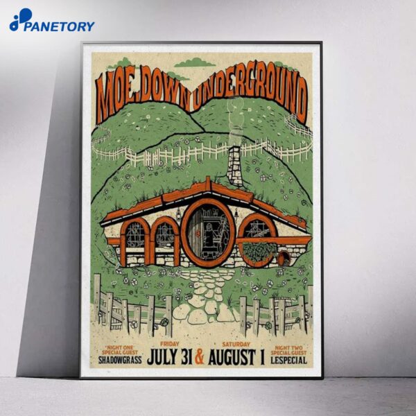 Moe. The Caverns Pelham Tennessee Concert Jul 31 2026 Poster
