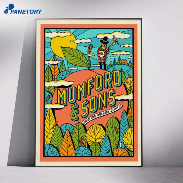Mumford And Sons Atlanta GA Aug 4 2026 Poster