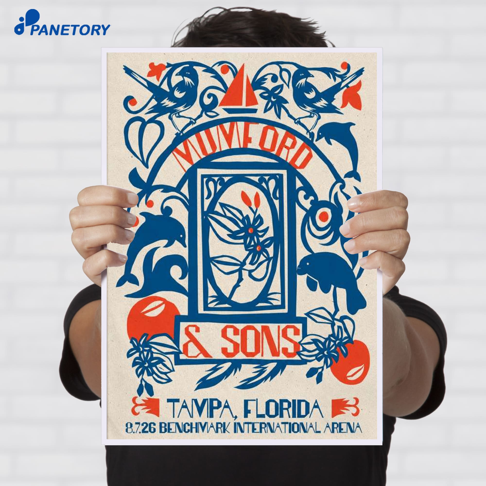 Mumford And Sons Florida Fl Aug 7 2026 Poster Mumford And Sons Florida Fl Aug 7 2026 Poster
