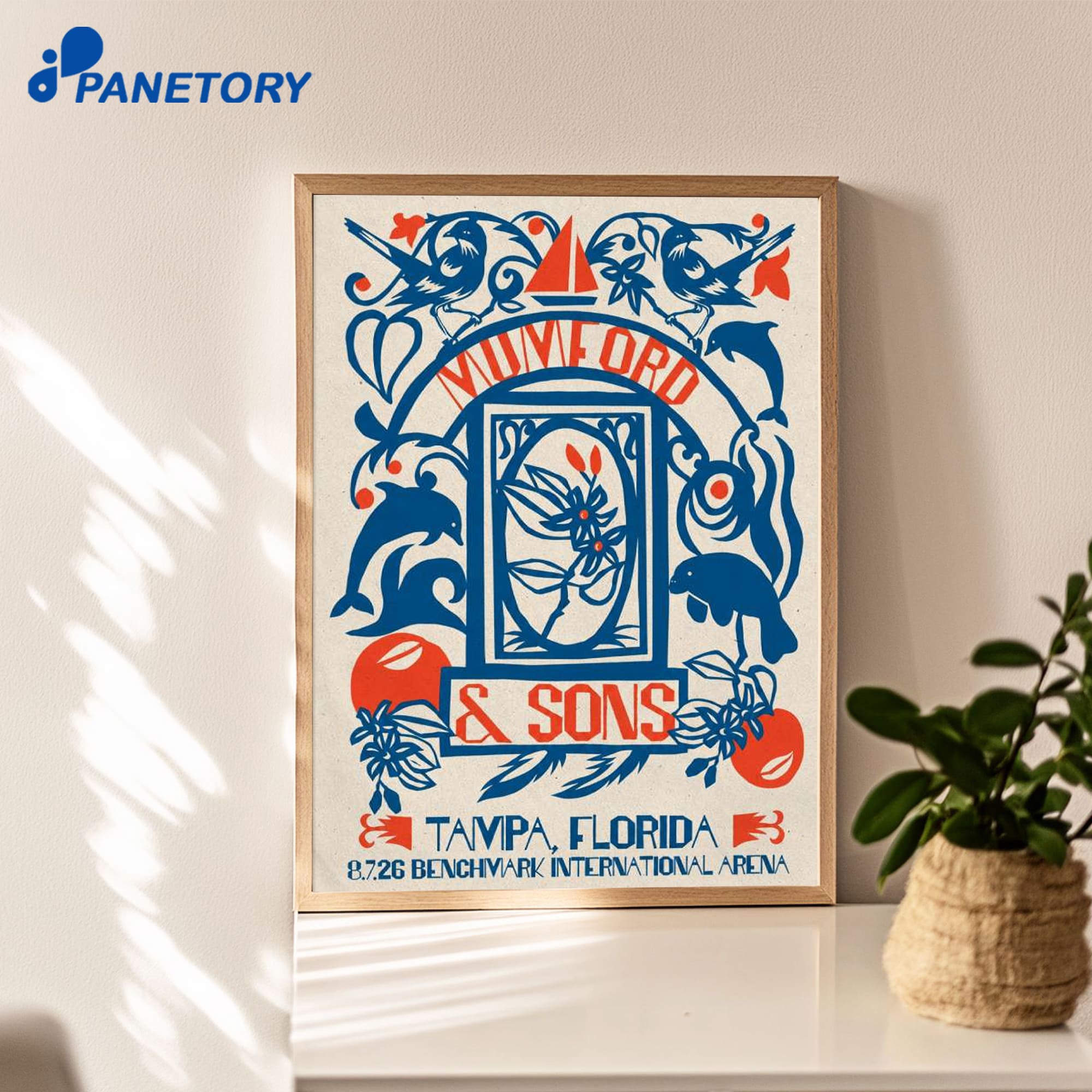 Mumford And Sons Florida Fl Aug 7 2026 Poster Mumford And Sons Florida Fl Aug 7 2026 Poster