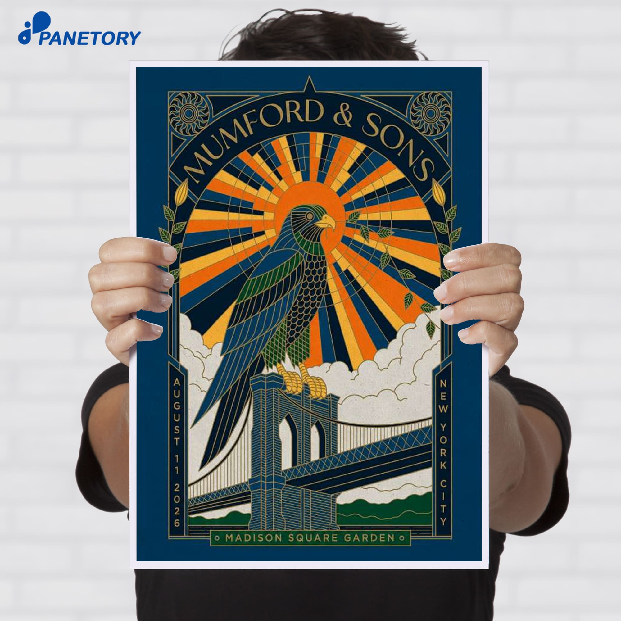 Mumford And Sons Nyc Aug 11 2026 Poster Mumford And Sons Nyc Aug 11 2026 Poster