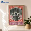 Mumford And Sons Riverside Mo Tour Aug 2 2026 Poster 3 Mumford And Sons Riverside Mo Tour Aug 2 2026 Poster 3