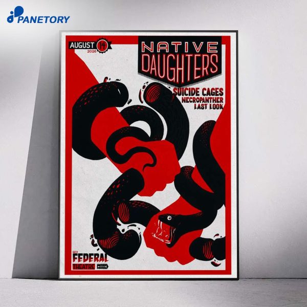Native Daughters Denver CO Aug 14 2026 Poster