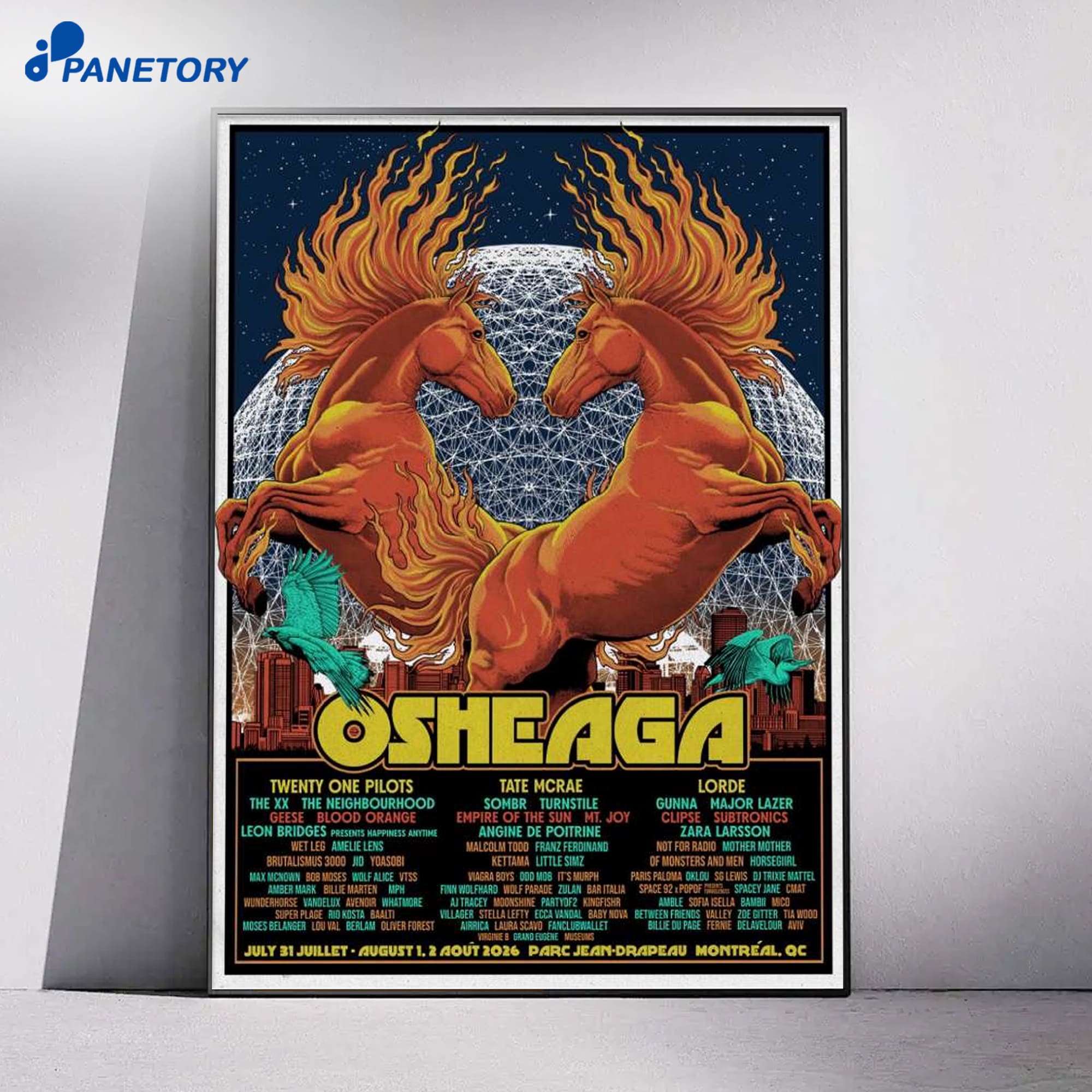 Osheaga Parc Jean Drapeau Montreal Qc Jul 31 To Aug 2 2026 Poster 4 Osheaga Parc Jean Drapeau Montreal Qc Jul 31 To Aug 2 2026 Poster 1