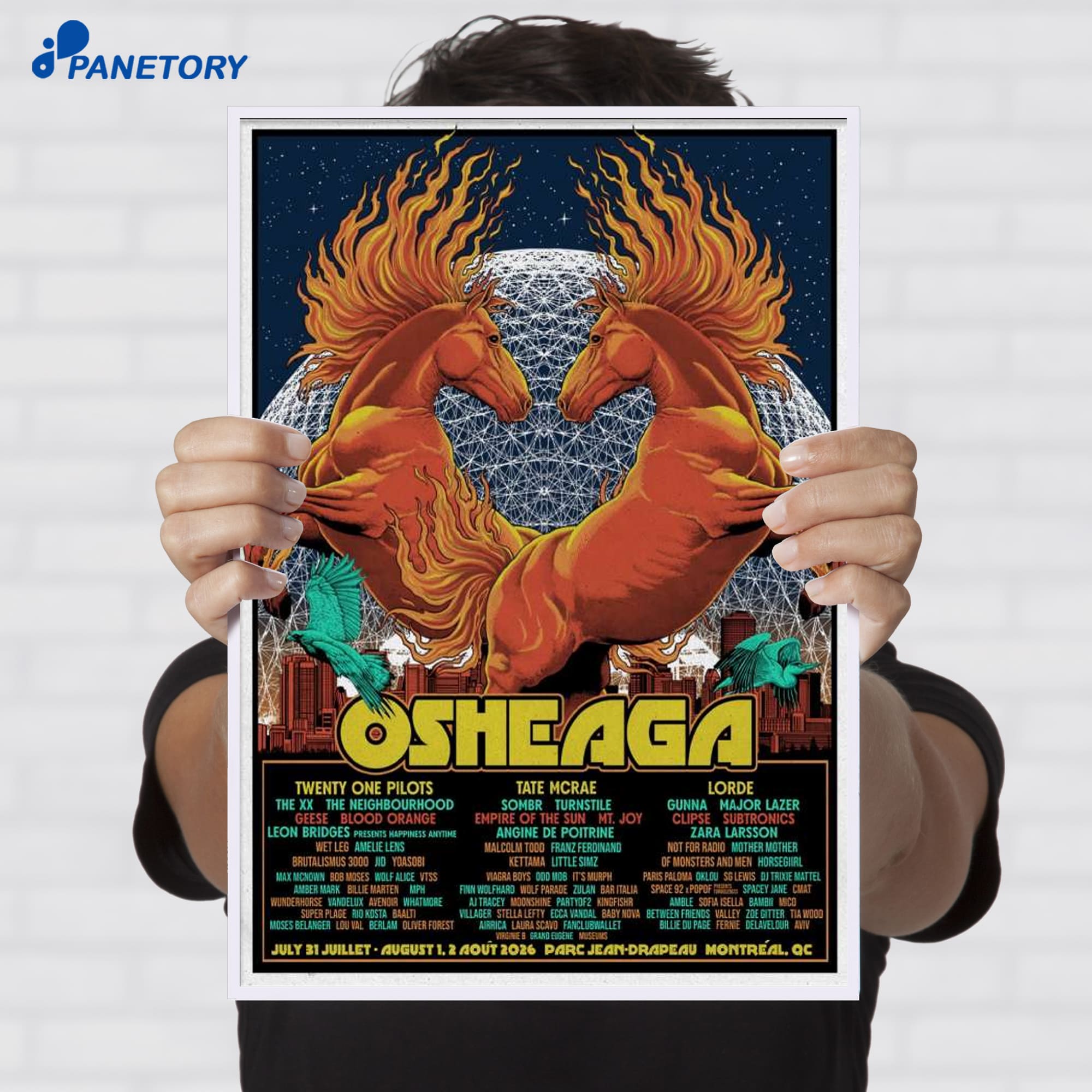 Osheaga Parc Jean Drapeau Montreal Qc Jul 31 To Aug 2 2026 Poster Osheaga Parc Jean Drapeau Montreal Qc Jul 31 To Aug 2 2026 Poster