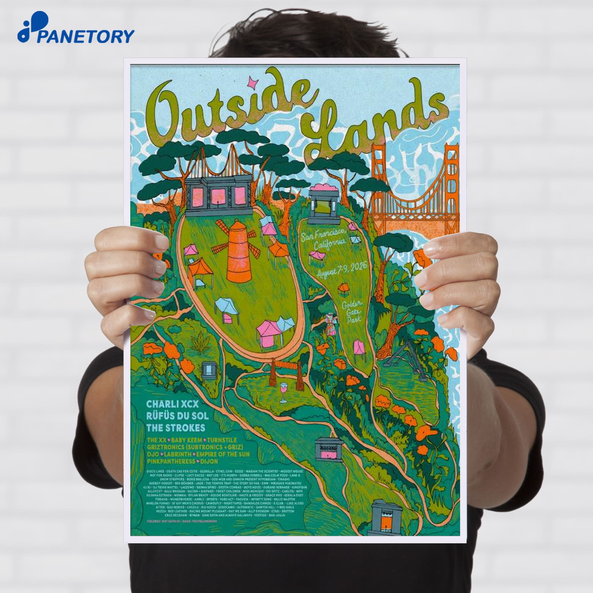 Outside Lands San Francisco Ca Aug 7-9 2026 Poster Outside Lands San Francisco Ca Aug 7-9 2026 Poster