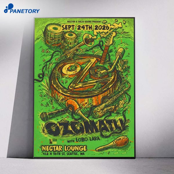 Ozomatli Seattle WA Sep 24 2026 Poster