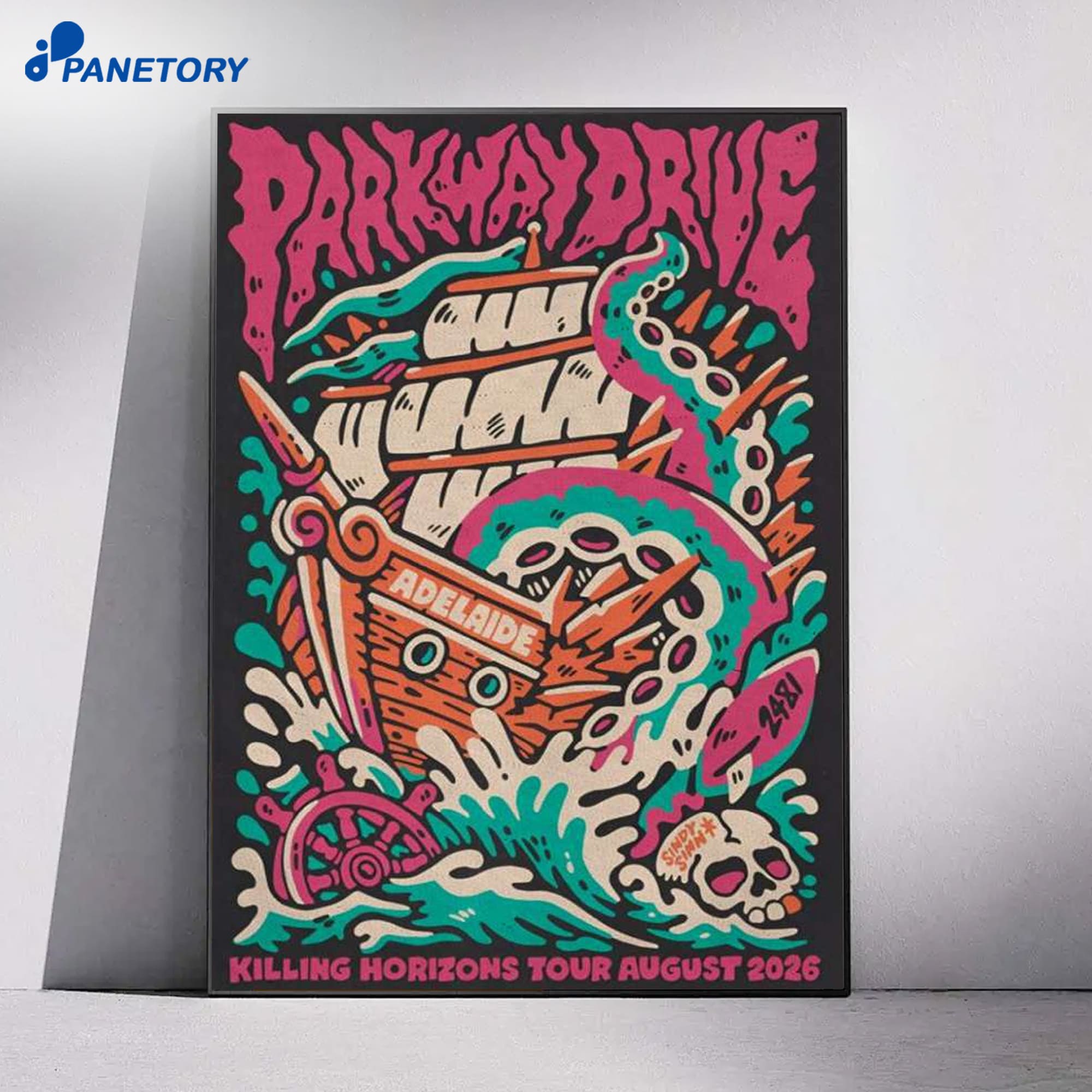 Parkway Drive Killing Horizons Tour Aug 2026 Poster 4 Parkway Drive Killing Horizons Tour Aug 2026 Poster 1