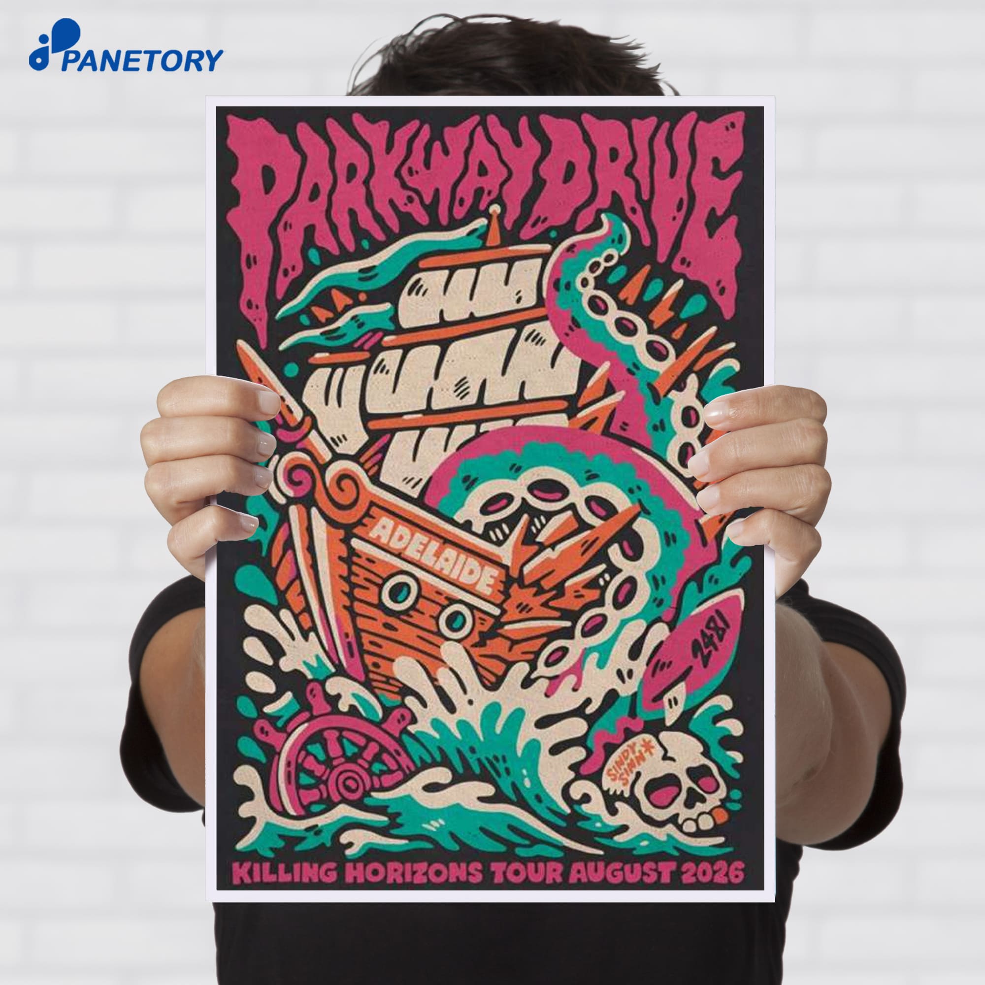 Parkway Drive Killing Horizons Tour Aug 2026 Poster Parkway Drive Killing Horizons Tour Aug 2026 Poster