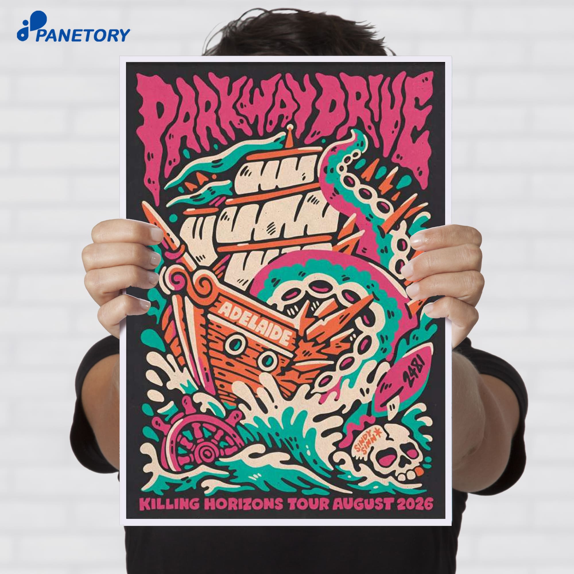 Parkway Drive Killing Horizons Tour Aug 2026 Poster Parkway Drive Killing Horizons Tour Aug 2026 Poster