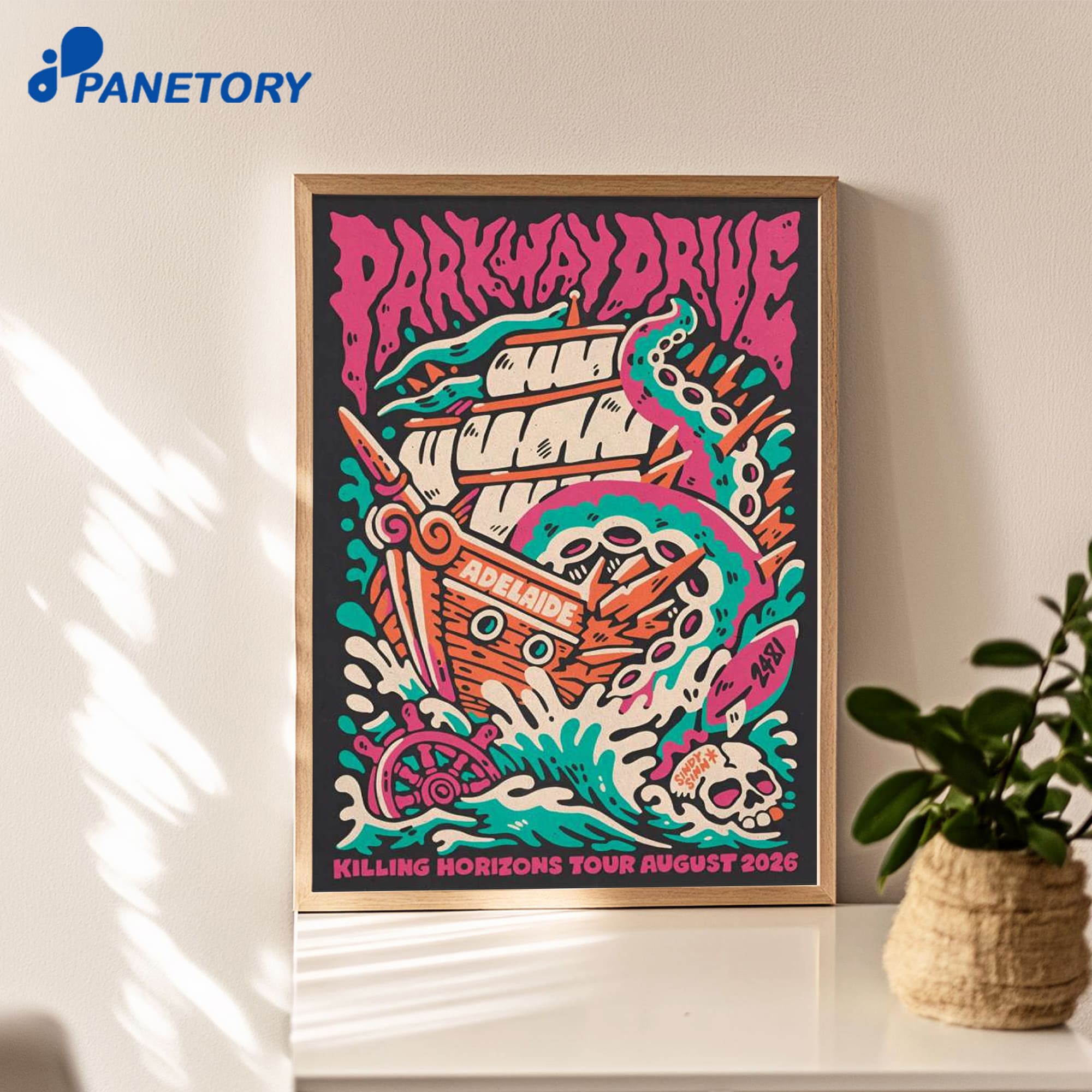 Parkway Drive Killing Horizons Tour Aug 2026 Poster Parkway Drive Killing Horizons Tour Aug 2026 Poster