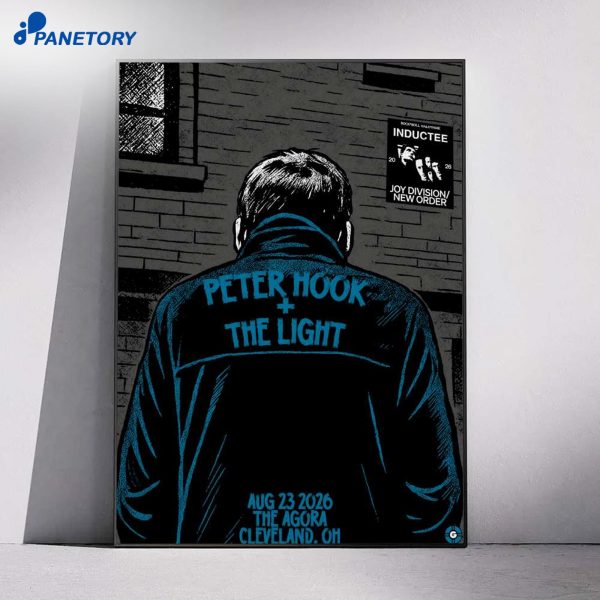 Peter Hook And The Light Cleveland OH Aug 23 2026 Poster