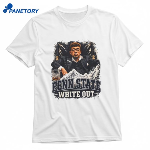 Pledge Escobar Penn State White Out T-Shirt