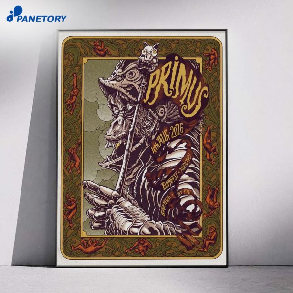 Primus Barba Negra Red Stage Budapest Hungary Aug 4 2026 Poster