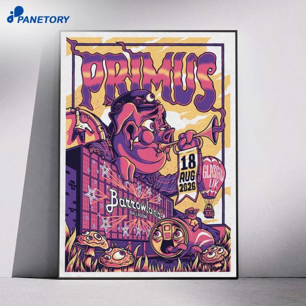 Primus Glasgow UK Aug 18 2026 Poster