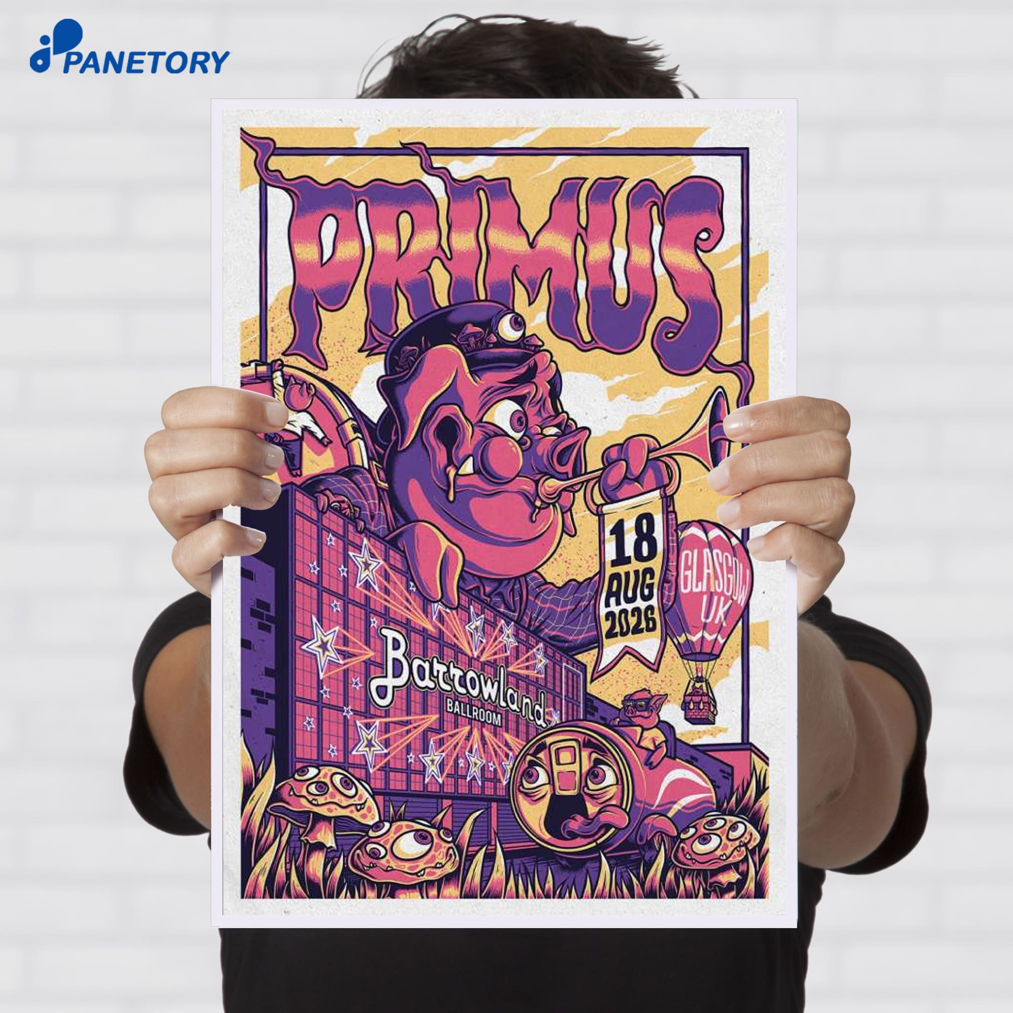 Primus Glasgow Uk Aug 18 2026 Poster Primus Glasgow Uk Aug 18 2026 Poster