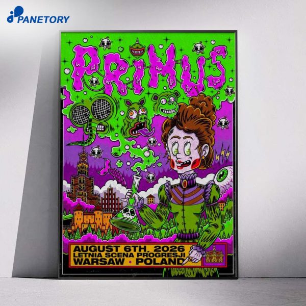 Primus Letnia Scena Progresji Warsaw Poland Aug 6 2026 Poster