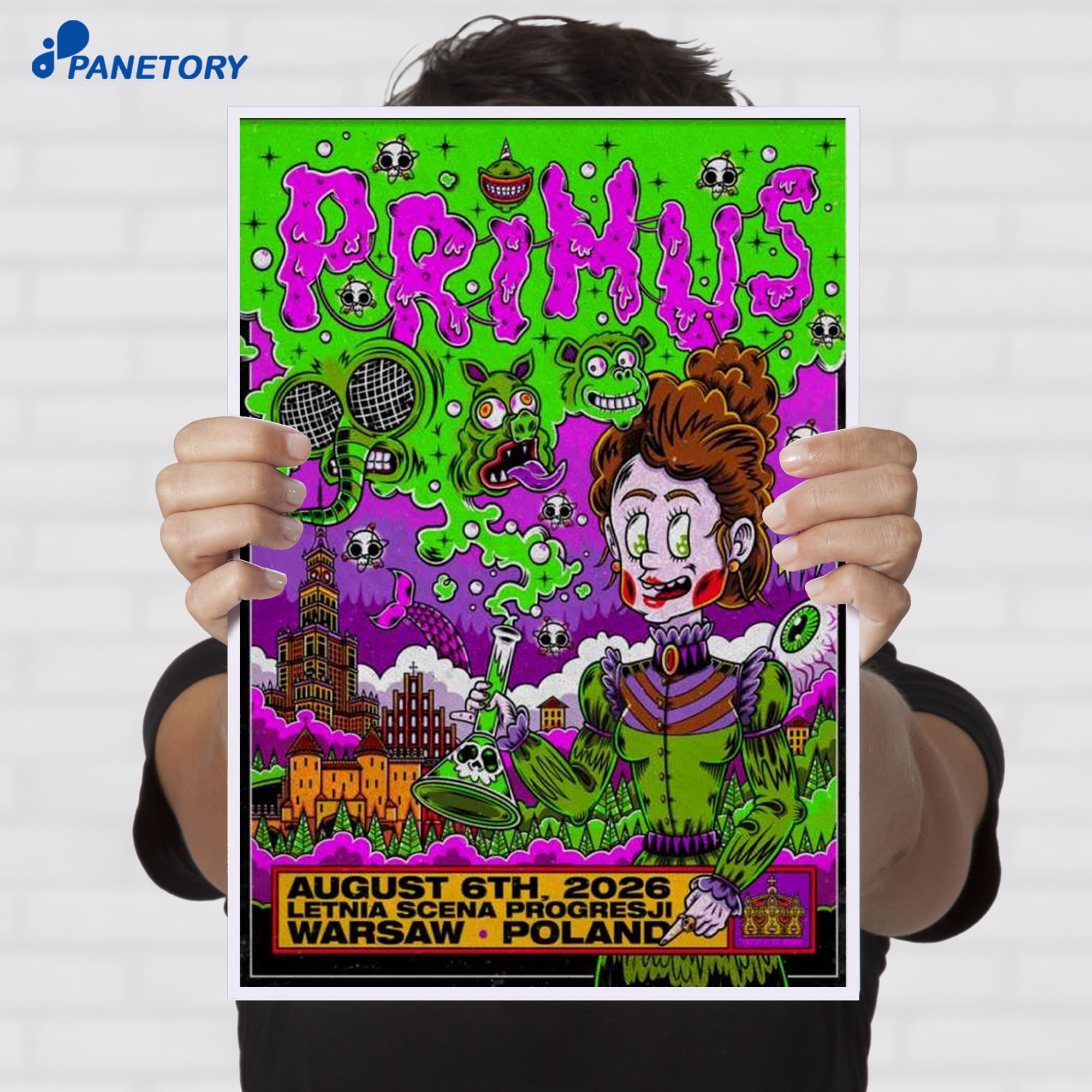 Primus Letnia Scena Progresji Warsaw Poland Aug 6 2026 Poster Primus Letnia Scena Progresji Warsaw Poland Aug 6 2026 Poster