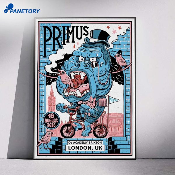 Primus London UK Aug 19 2026 Poster
