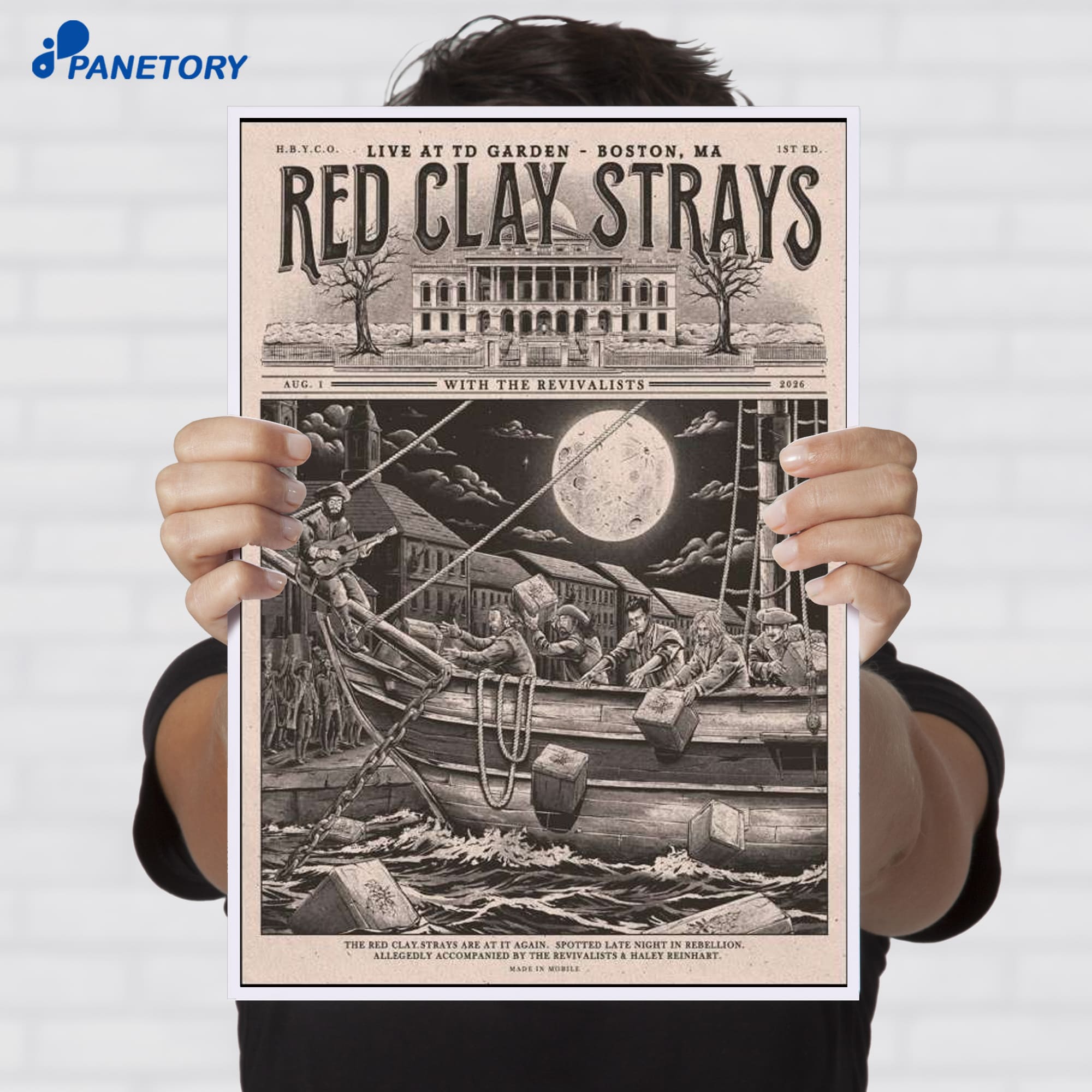 Red Clay Strays Td Garden Show Aug 1 2026 Poster Red Clay Strays Td Garden Show Aug 1 2026 Poster