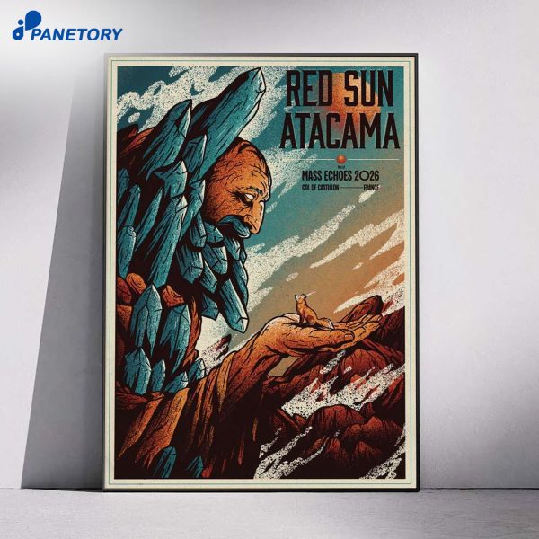 Red Sun Atacana Castillon France Aug 28 2026 Poster