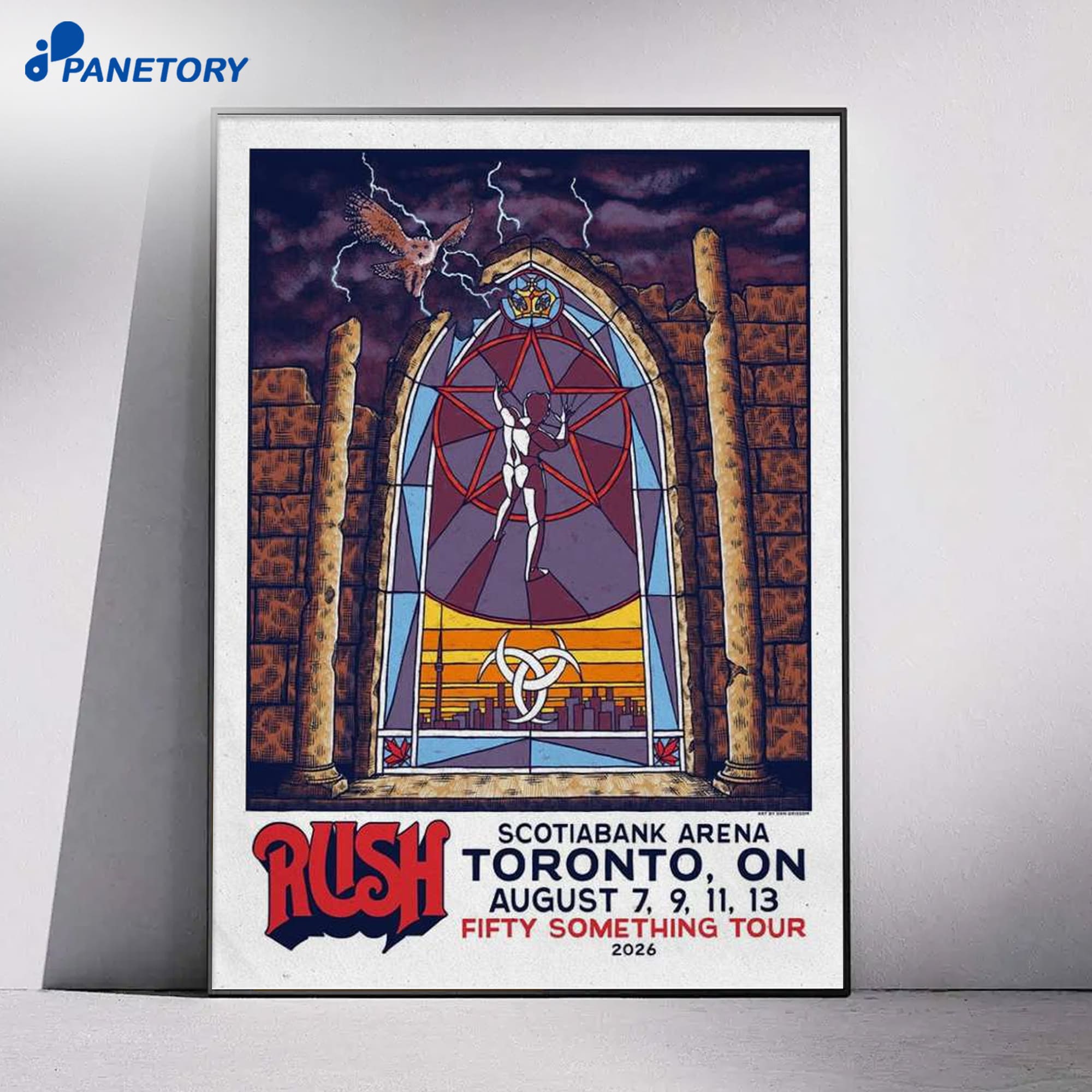 Rush Fifty Something Tour Live Scotiabank Arena Toronto Ontario Show Concert Aug 2026 Poster 4 Rush Fifty Something Tour Live Scotiabank Arena Toronto Ontario Show Concert Aug 2026 Poster 1