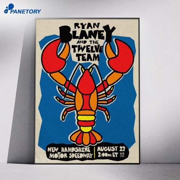 Ryan Blaney New Hampshire Aug 23 2026 Poster