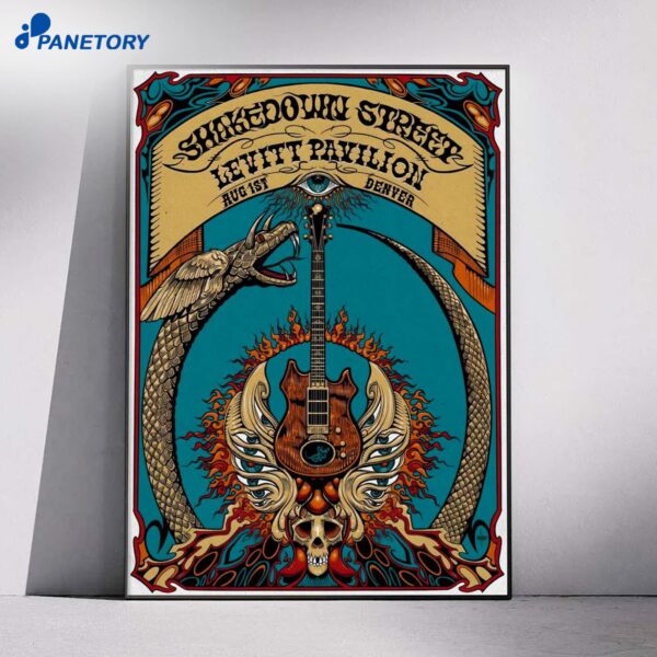 Shakedown Street Levitt Pavilion Denver Aug 1 2026 Poster