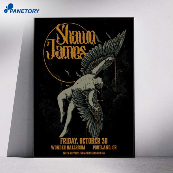 Shawn James Portland OR Oct 30 2026 Poster