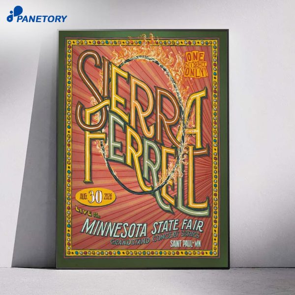 Sierra Ferrell Saint Paul Mn Aug 30 2026 Poster