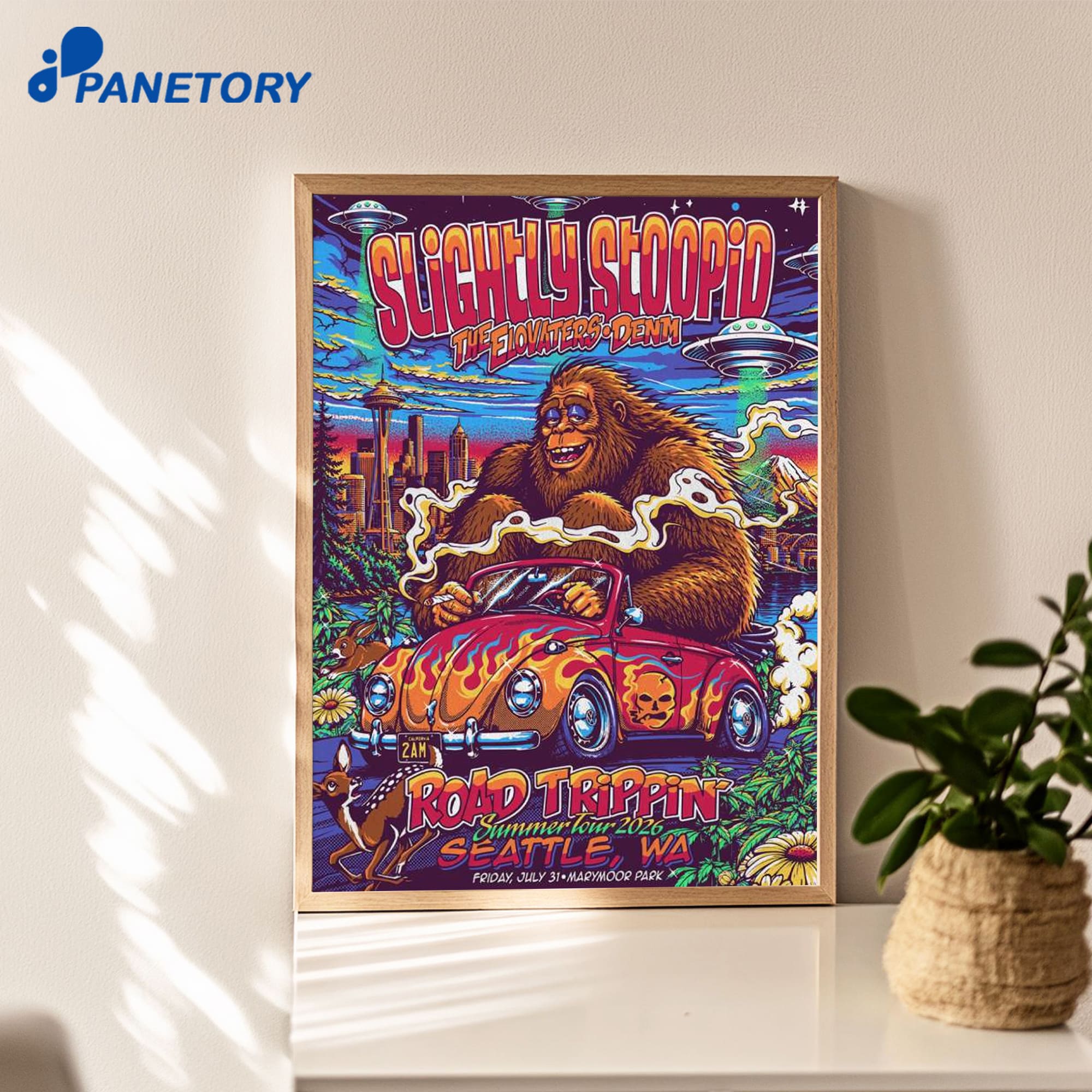 Slightly Stoopid Seattle Wa Tour Jul 31 2026 Poster Slightly Stoopid Seattle Wa Tour Jul 31 2026 Poster
