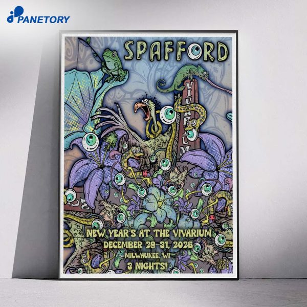 Spafford Milwaukee WI Dec 29-31 2026 Poster
