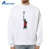 Statue Of Liberty Red Dress T-Shirt 4 Statue Of Liberty Red Dress T-Shirt 2