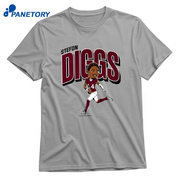 Stefon Diggs Washington Caricature T-Shirt