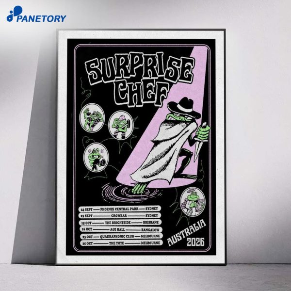 Surprise Chef Australia Tour 2026 Poster