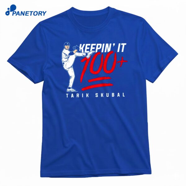 Tarik Skubal Keepin' It 100 Los Angeles T-Shirt