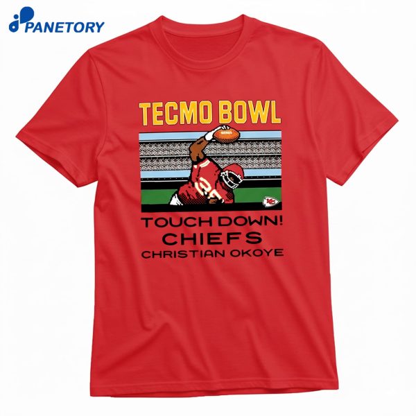 Tecmo Bowl Touchdown Chiefs Christian Okoye T-Shirt