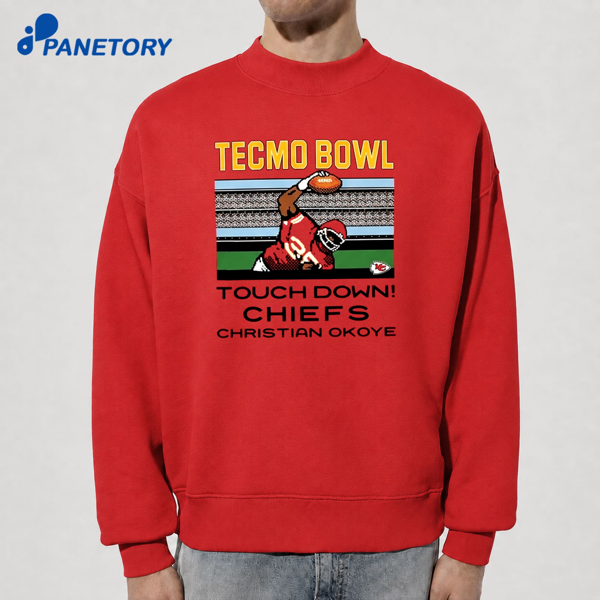 Tecmo Bowl Touchdown Chiefs Christian Okoye T-Shirt 6 Tecmo Bowl Touchdown Chiefs Christian Okoye T-Shirt 2