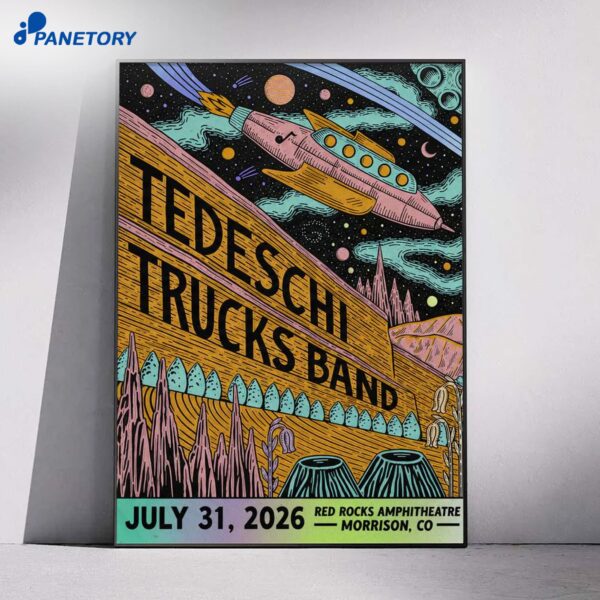 Tedeschi Trucks Band Red Rocks Morrison Co Jul 31 2026 Poster