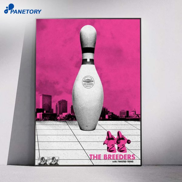 The Breeders Los Angeles Ca Aug 24 2026 Poster