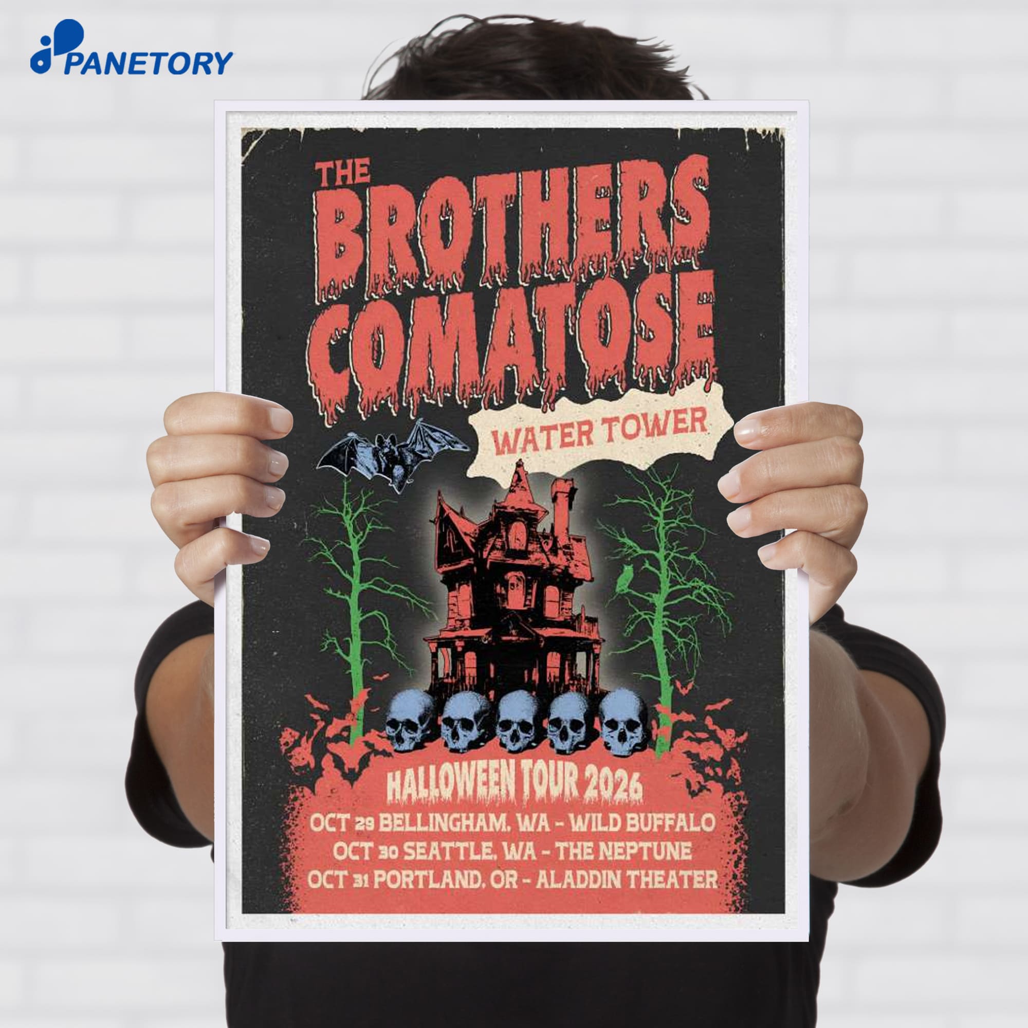 The Brothers Comatose Halloween Tour 2026 Poster The Brothers Comatose Halloween Tour 2026 Poster