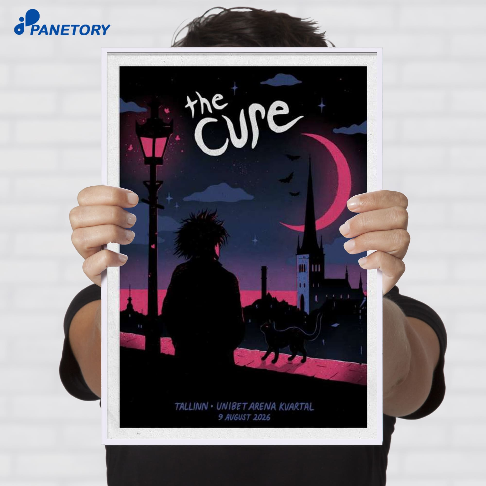 The Cure Unibet Arena Tallinn Estonia Aug 9 2026 Poster The Cure Unibet Arena Tallinn Estonia Aug 9 2026 Poster
