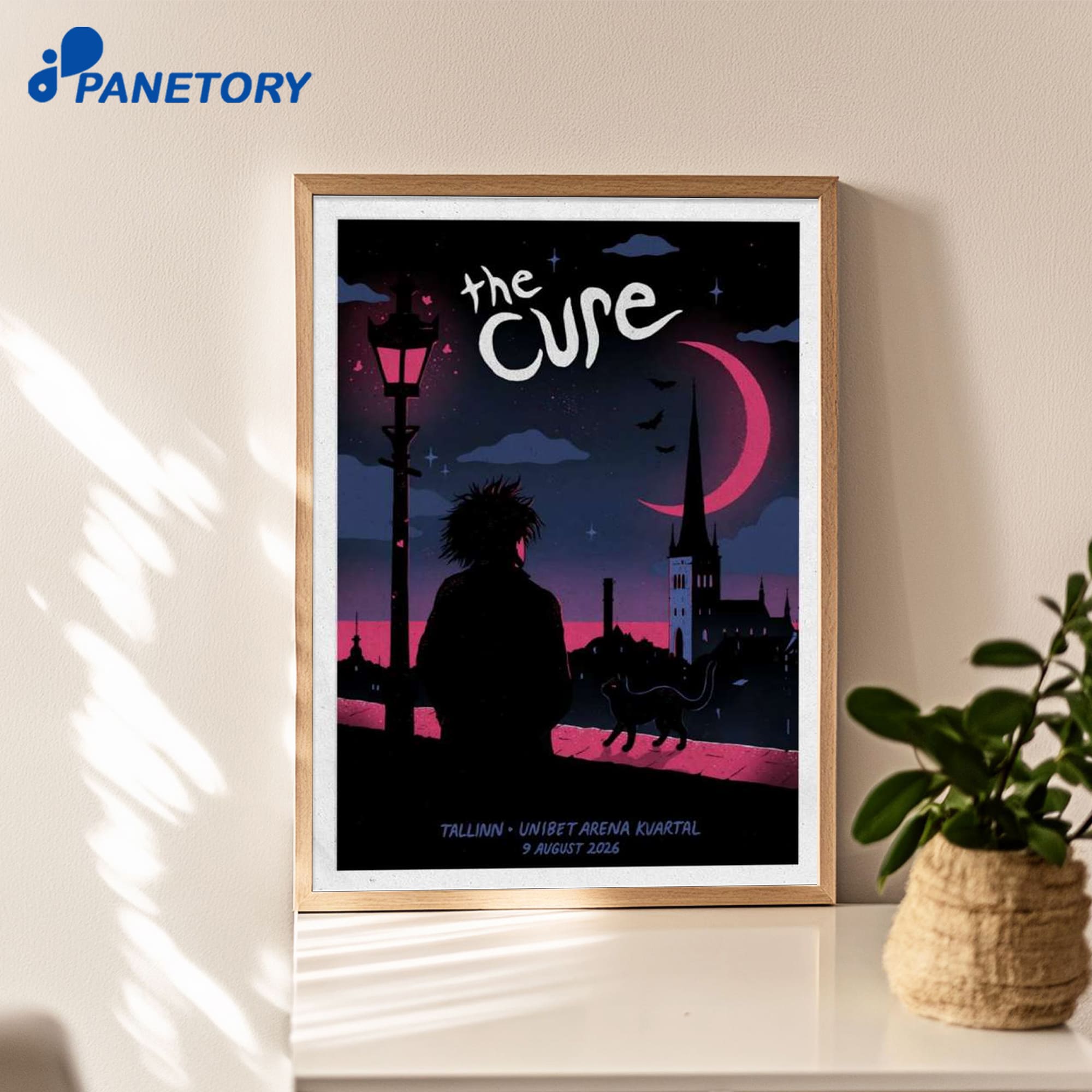 The Cure Unibet Arena Tallinn Estonia Aug 9 2026 Poster The Cure Unibet Arena Tallinn Estonia Aug 9 2026 Poster
