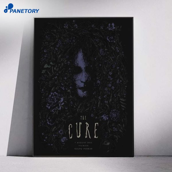 The Cure Vilnius Litva Aug 7 2026 Poster