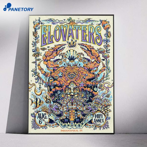 The Elovaters Indianapolis In Tour Aug 6 2026 Poster