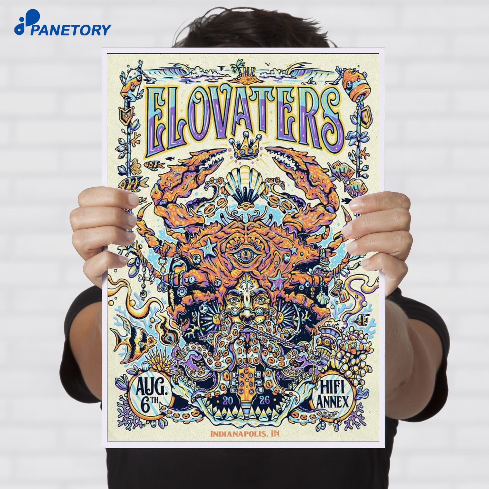 The Elovaters Indianapolis In Tour Aug 6 2026 Poster The Elovaters Indianapolis In Tour Aug 6 2026 Poster