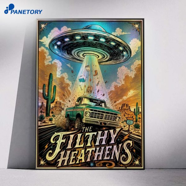 The Filthy Heathens UFO Poster