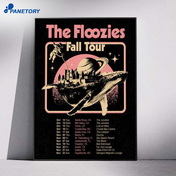 The Floozies Tour Fall 2026 Poster