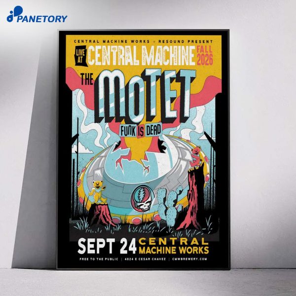 The Motet Austin Tx Tour Sep 24 2026 Poster