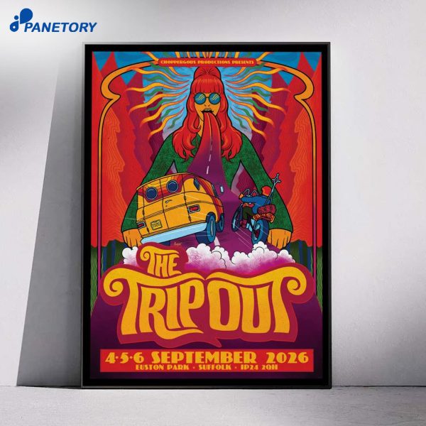 The Trip Out Festival Thetford Uk Sep 4-6 2026 Poster
